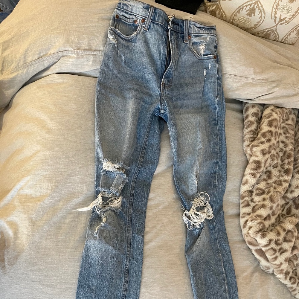 Women's High Rise Skinny Jeans Light Wash